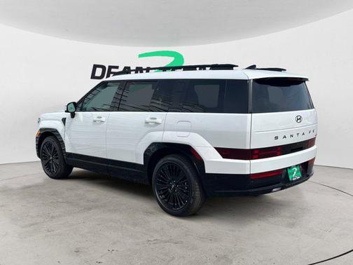 Serenity White 2026 Hyundai SANTA FE HEV Calligraphy