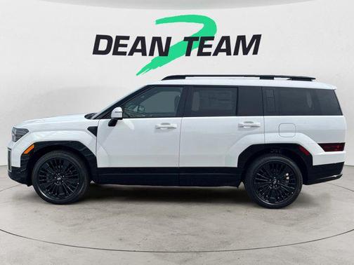 Serenity White 2026 Hyundai SANTA FE HEV Calligraphy