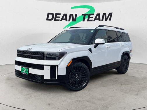 Serenity White 2026 Hyundai SANTA FE HEV Calligraphy