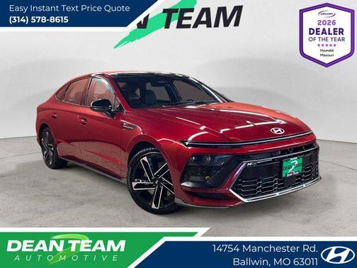 Ultimate red 2026 Hyundai SONATA N Line