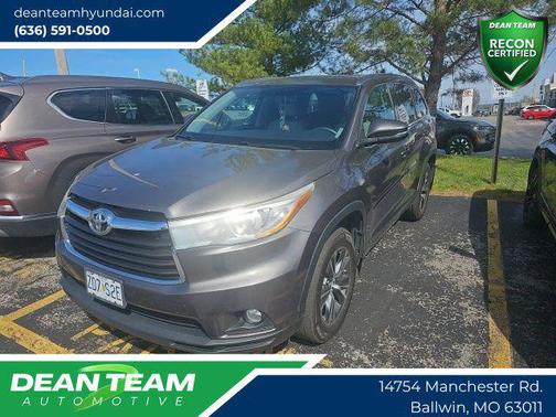 Predawn Gray Mica 2016 Toyota Highlander XLE