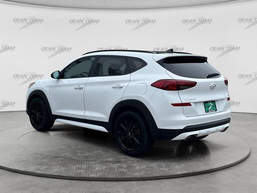 Dazzling White 2019 Hyundai TUCSON Night