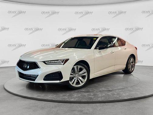 Platinum White Pearl 2021 Acura TLX Technology