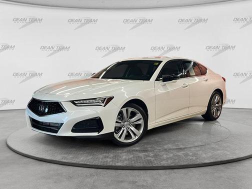 Platinum White Pearl 2021 Acura TLX Technology