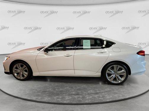 Platinum White Pearl 2021 Acura TLX Technology