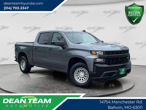 Satin Steel Metallic 2021 Chevrolet Silverado 1500 WT
