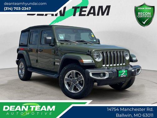 Sarge Green Clearcoat 2021 Jeep Wrangler Unlimited Sahara