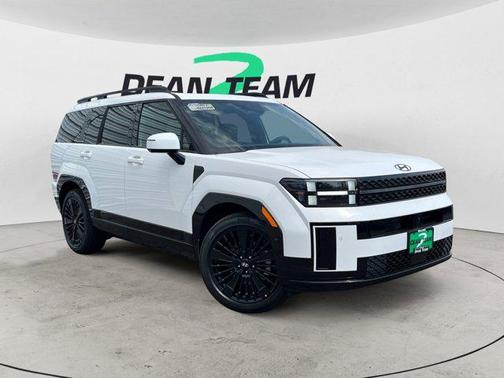 Serenity White 2026 Hyundai SANTA FE HEV Calligraphy