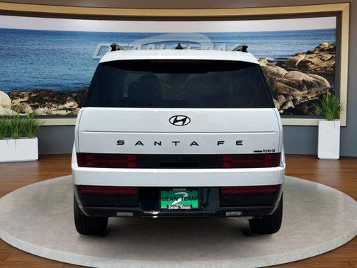 Serenity White 2026 Hyundai SANTA FE HEV Calligraphy