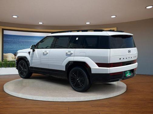 Serenity White 2026 Hyundai SANTA FE HEV Calligraphy