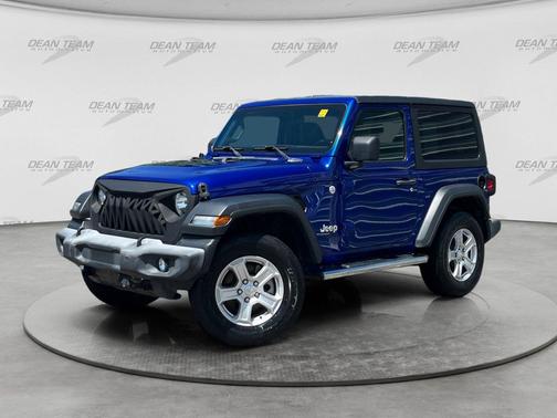 Ocean Blue Metallic Clearcoat 2018 Jeep Wrangler Sport S
