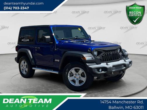 Ocean Blue Metallic Clearcoat 2018 Jeep Wrangler Sport S