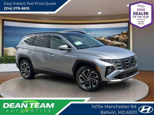 Shimmering Silver 2026 Hyundai TUCSON Plug-In Hybrid Limited