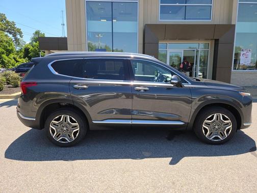 Portofino Gray 2023 Hyundai SANTA FE HEV SEL Premium