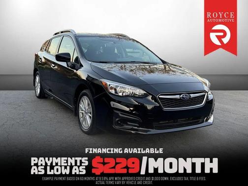 Crystal Black Silica 2017 Subaru Impreza 2.0i Premium