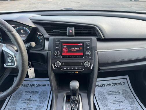 Platinum White Pearl 2019 Honda Civic LX