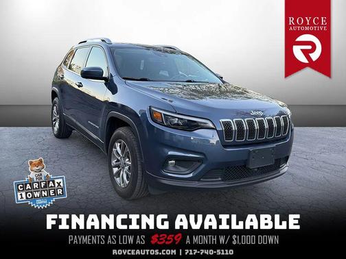 Slate Blue Pearlcoat 2021 Jeep Cherokee Latitude Lux