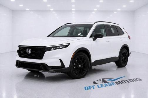 White 2025 Honda CR-V Hybrid Sport-L