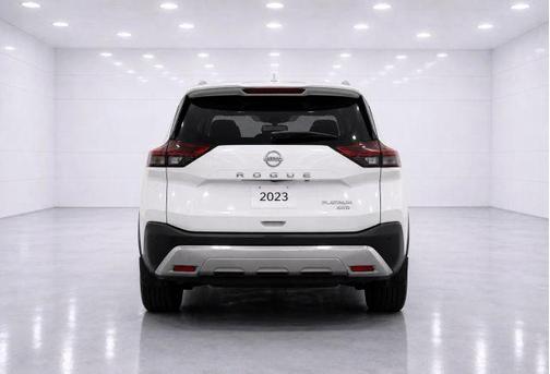 White 2023 Nissan Rogue Platinum