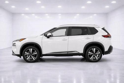 White 2023 Nissan Rogue Platinum