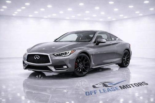 Graphite Shadow 2019 INFINITI Q60 3.0t Red Sport 400