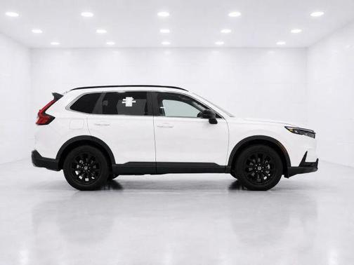 White 2025 Honda CR-V Hybrid Sport