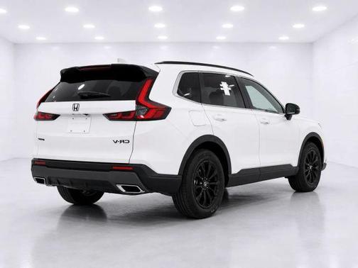 White 2025 Honda CR-V Hybrid Sport