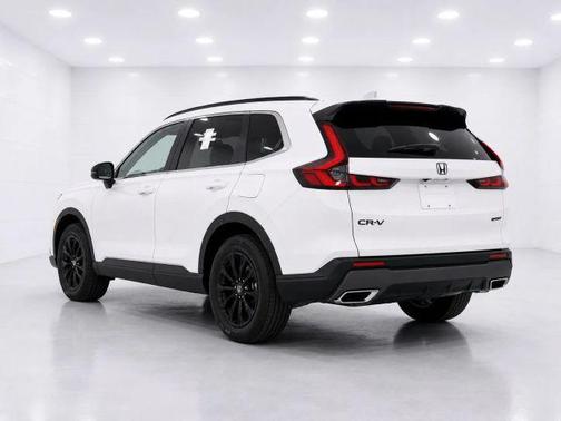 White 2025 Honda CR-V Hybrid Sport