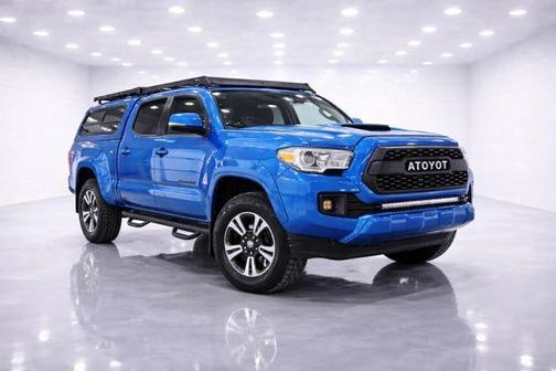 Blue 2017 Toyota Tacoma TRD Sport