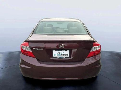 Burgundy 2012 Honda Civic LX