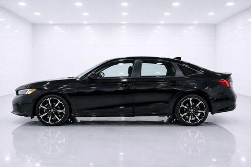 Black 2025 Honda Civic Hybrid Sport Touring
