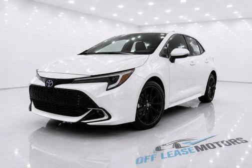 White 2024 Toyota Corolla Hatchback XSE