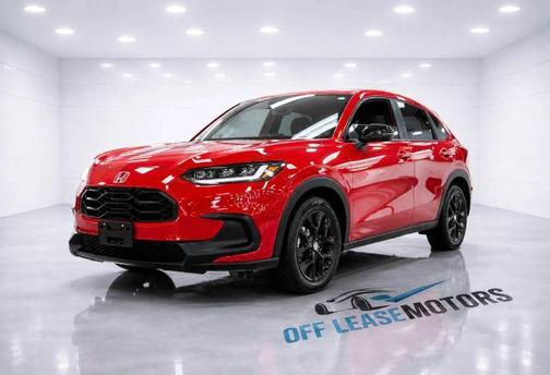Red 2025 Honda HR-V Sport