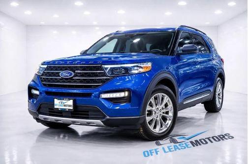 Blue 2020 Ford Explorer XLT