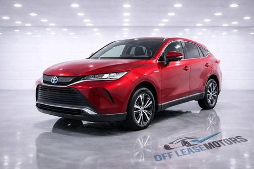 Red 2021 Toyota Venza LE