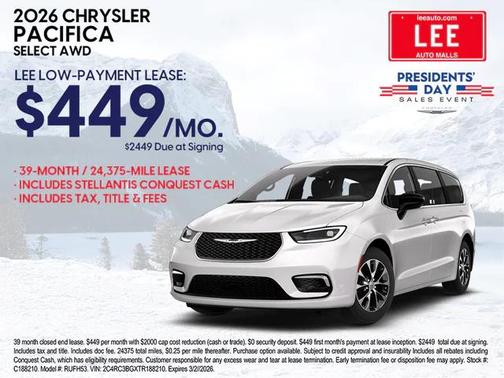 2026 Chrysler Pacifica Limited