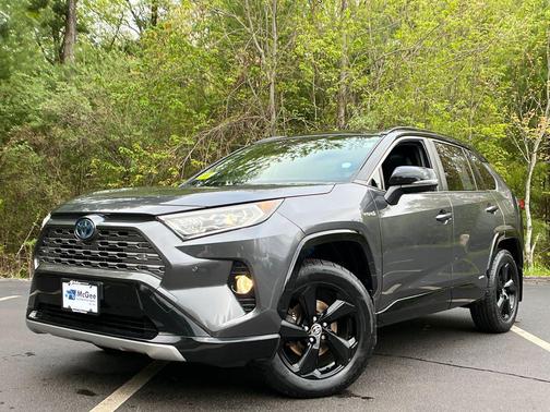 Magnetic Gray Metallic w/Midnight Black Roof 2020 Toyota RAV4 Hybrid SE