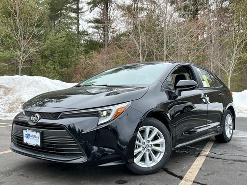 Midnight Black Metallic 2026 Toyota Corolla Hybrid LE