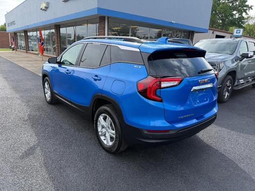 Blue 2024 GMC Terrain SLE