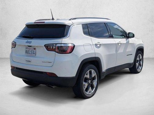 White Clearcoat 2019 Jeep Compass Limited