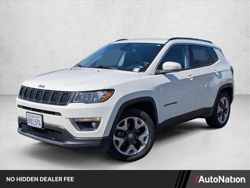 White Clearcoat 2019 Jeep Compass Limited