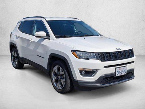 White Clearcoat 2019 Jeep Compass Limited