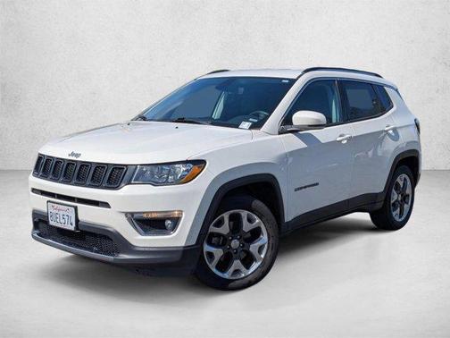 White Clearcoat 2019 Jeep Compass Limited