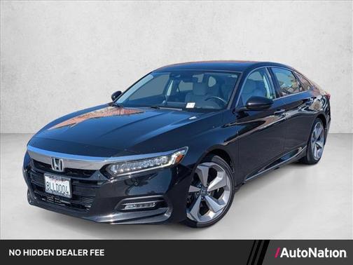 Black 2018 Honda Accord Touring 2.0T