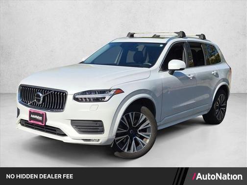Crystal White Metallic 2021 Volvo XC90 T6 Momentum