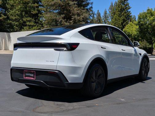 White 2026 Tesla Model Y Long Range Launch Series