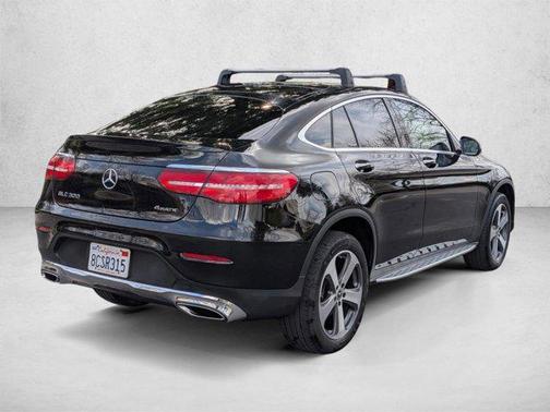 Obsidian Black Metallic 2018 Mercedes-Benz GLC 300 4MATIC Coupe
