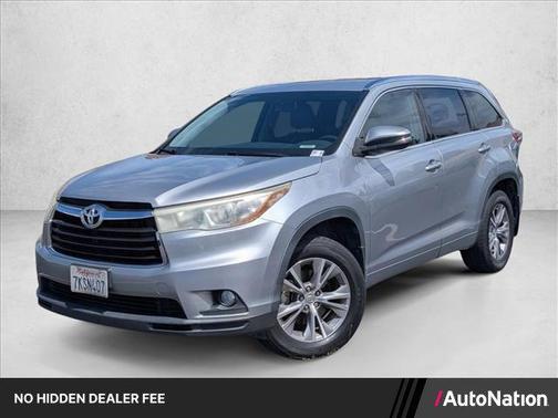 Silver/Gray 2015 Toyota Highlander XLE