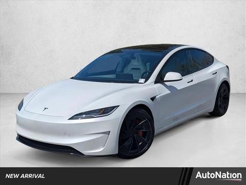 Solid Black 2024 Tesla Model 3 Performance