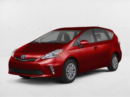 Barcelona Red Metallic 2013 Toyota Prius v Two